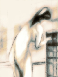 Woman at Cabinet